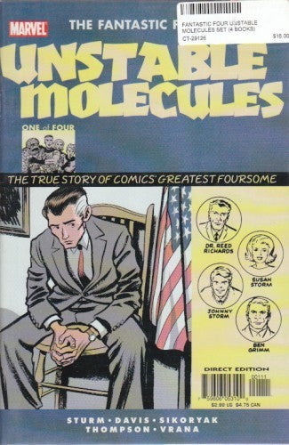 FANTASTIC FOUR UNSTABLE MOLECULES -SET- (#1 TO #4)