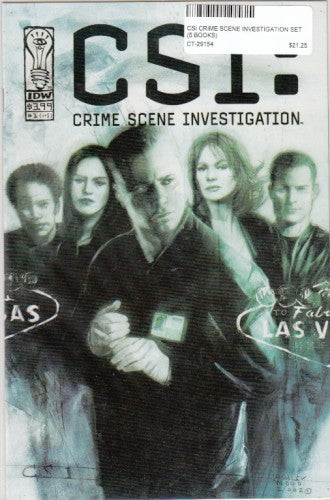 CSI CRIME SCENE INVESTIGATION SET (5 BOOKS)