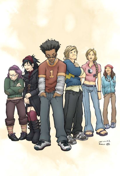 RUNAWAYS TEAM SHOT POSTER