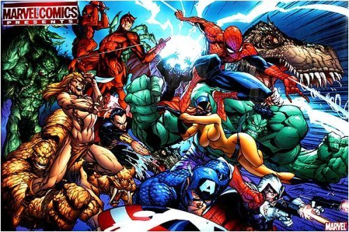 MARVEL COMICS PRESENTS POSTER BY CAMPBELL