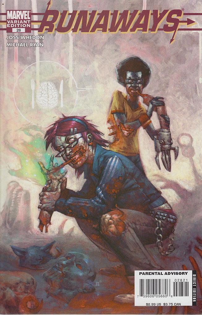 RUNAWAYS ZOMBIE VAR #28