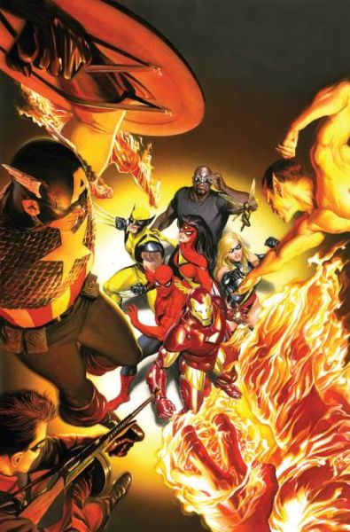 AVENGERS INVADERS BY ALEX ROSS POSTER