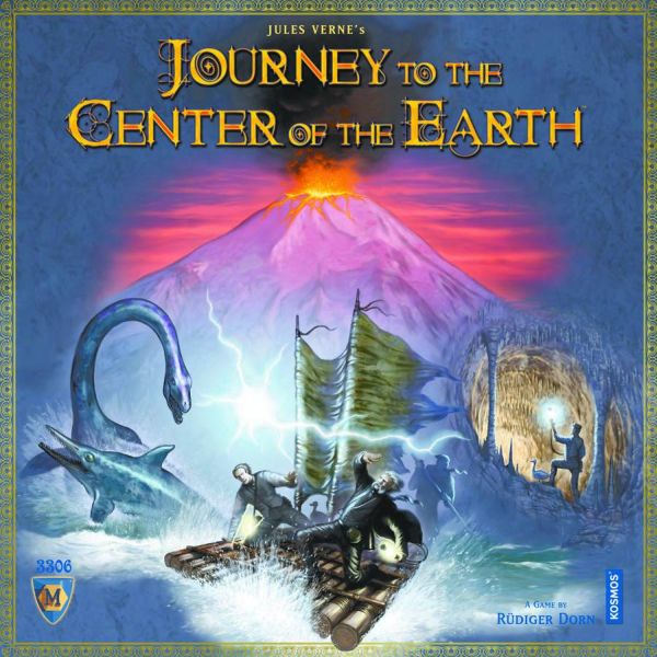 JOURNEY TO THE CENTER OF THE EARTH BOARD GAME