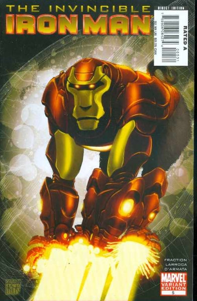INVINCIBLE IRON MAN (2008) #05 MONKEY VARIANT
