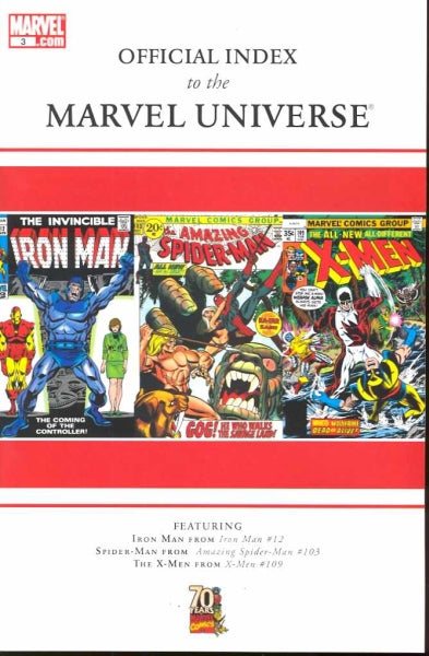 OFFICIAL INDEX TO MARVEL UNIVERSE #3