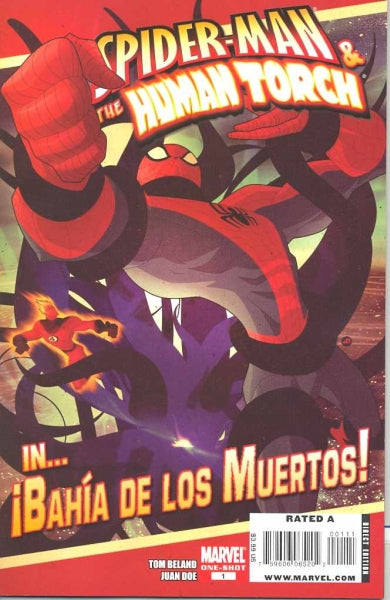 SPIDER-MAN HUMAN TORCH BAHIA DE LOS MUERTOS #