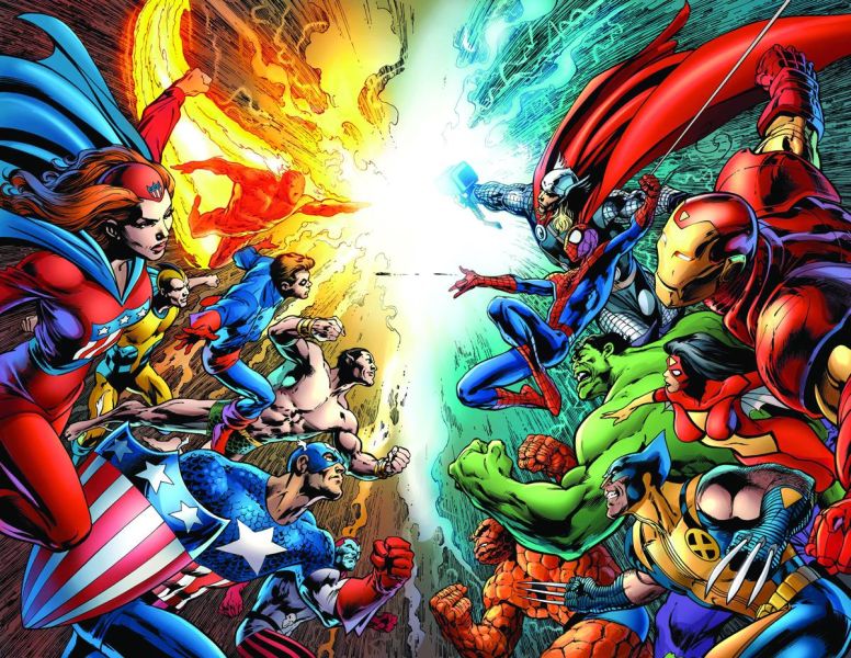 MARVEL 70TH ANNIV BY ALAN DAVIS POSTER