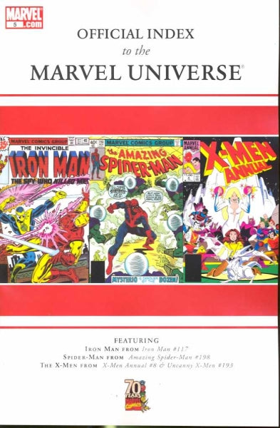 OFFICIAL INDEX TO MARVEL UNIVERSE #5