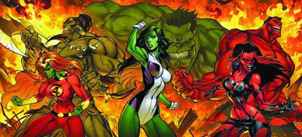 FALL OF HULKS SAVAGE SHE-HULKS POSTER
