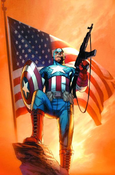 ULTIMATE CAPTAIN AMERICA BY RON GARNEY POSTER