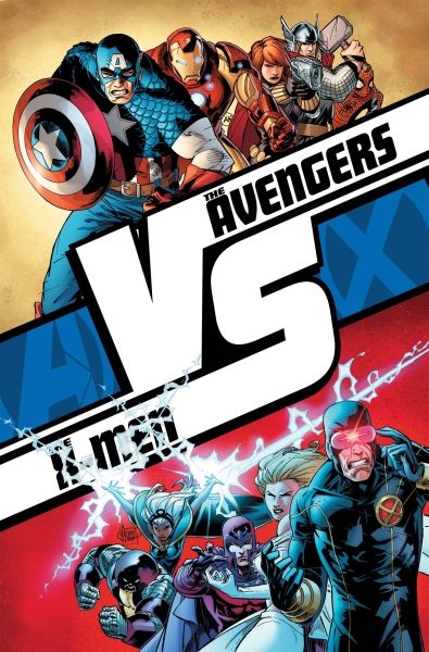 AVENGERS VS X-MEN BY KUBERT POSTER