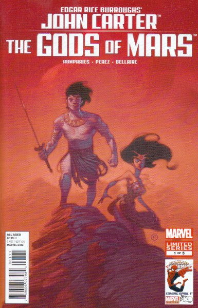 JOHN CARTER GODS OF MARS #1 (OF 5)