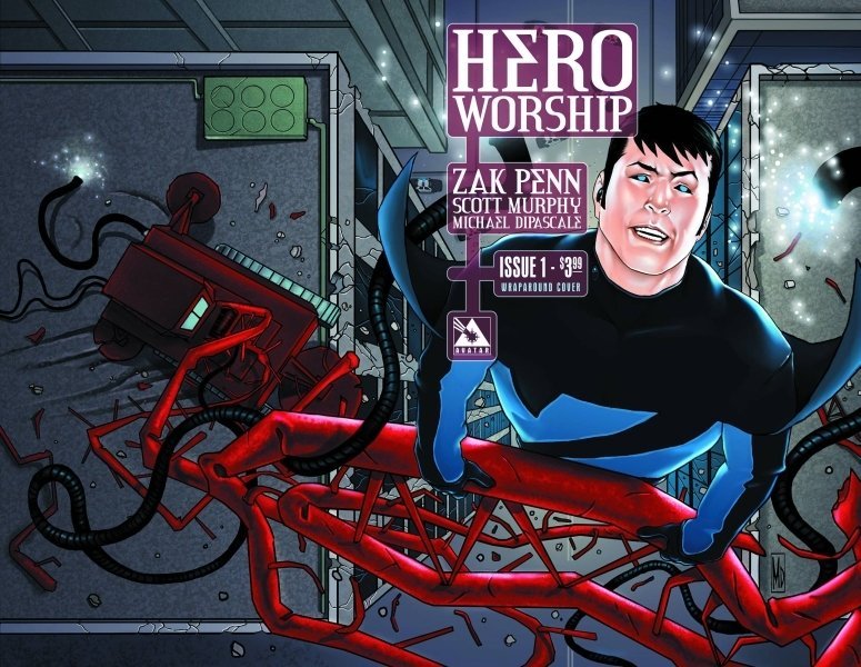 HERO WORSHIP #1 (OF 6) WRAP CVR