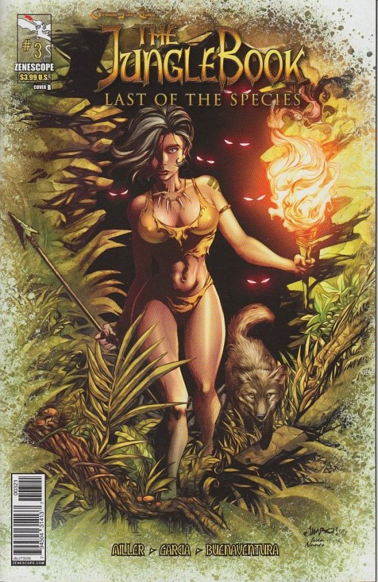 GFT JUNGLE BOOK LAST O/T SPECIES #3 (OF 5) B CVR SALGADO (MR