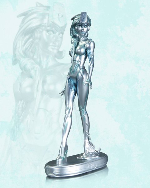 DC COMICS COVER GIRLS PLATINUM STATUE