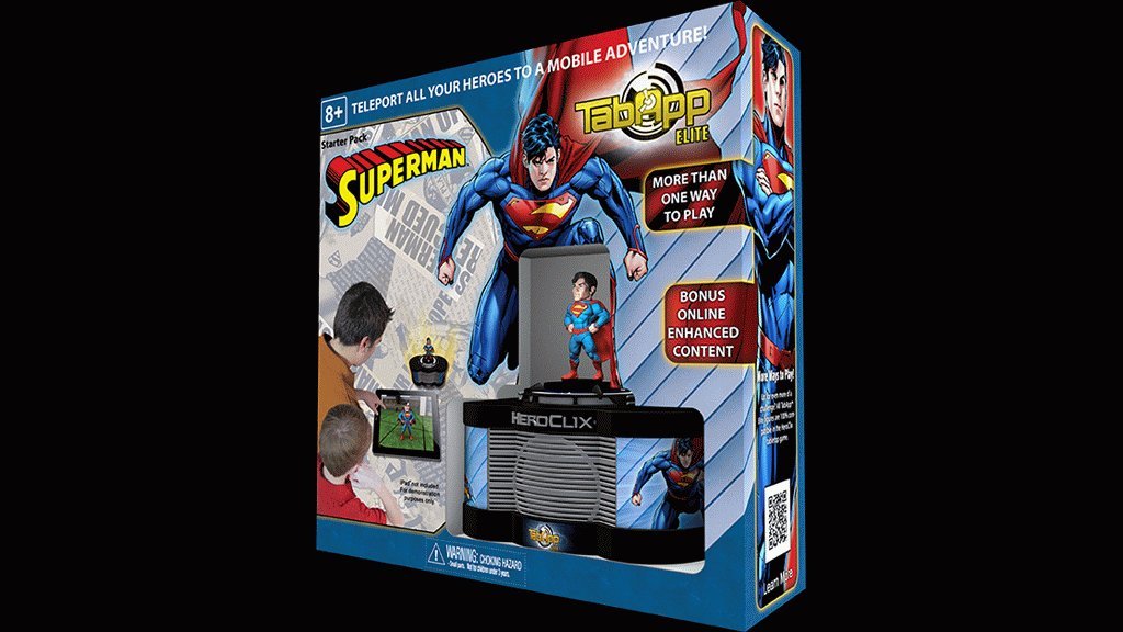 DC HEROCLIX SUPERMAN TAB APP ELITE STARTER