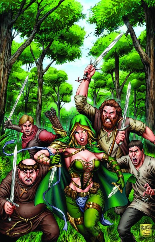 GFT ROBYN HOOD WANTED #4 (OF 5) B CVR REYES