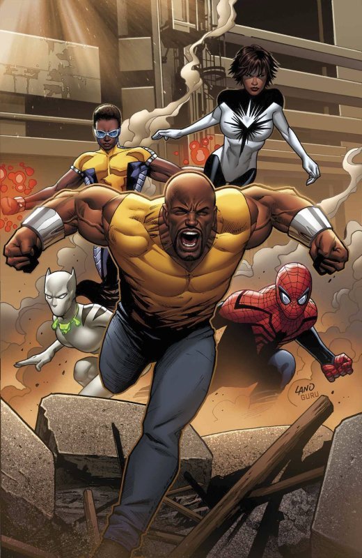 MIGHTY AVENGERS BY LAND POSTER
