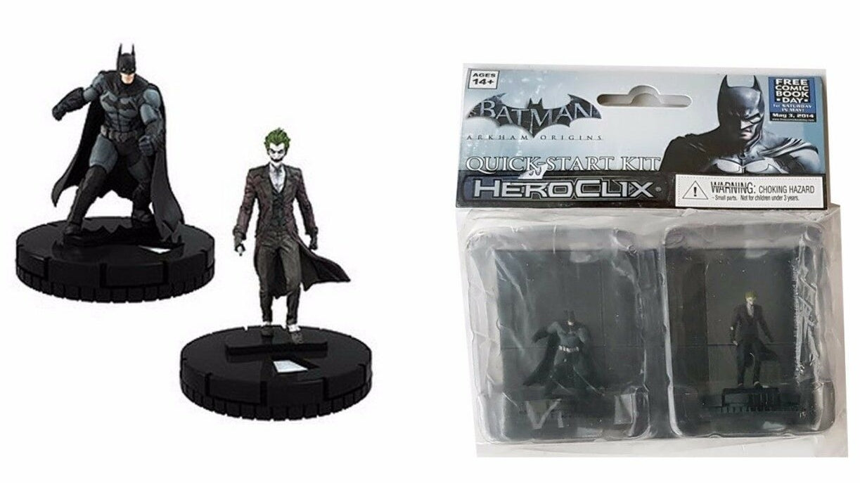 FCBD 2014 HEROCLIX BATMAN ARKHAM ORIGINS QUICK START KIT
