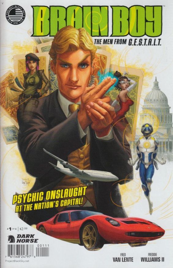 BRAIN BOY MEN FROM GESTALT -SET- (#1 to #4)