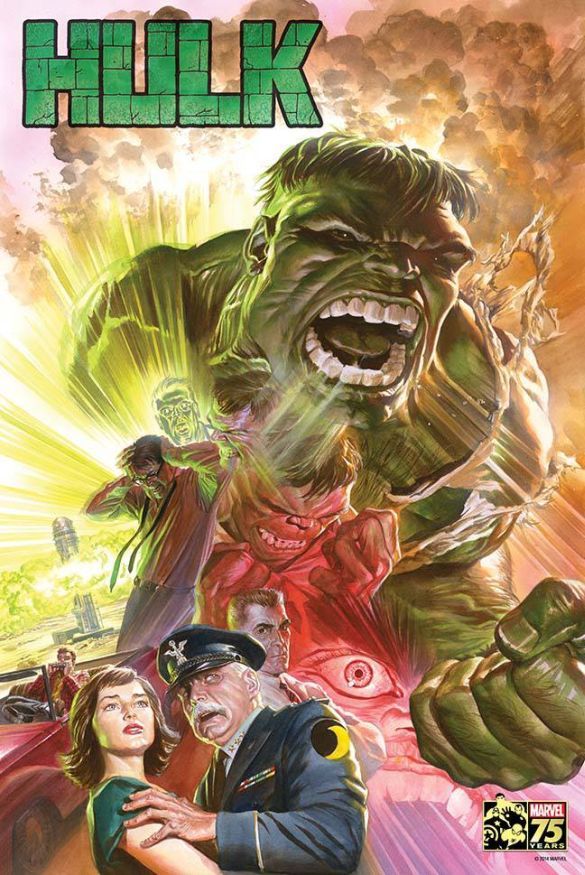 SAVAGE HULK BY ROSS POSTER