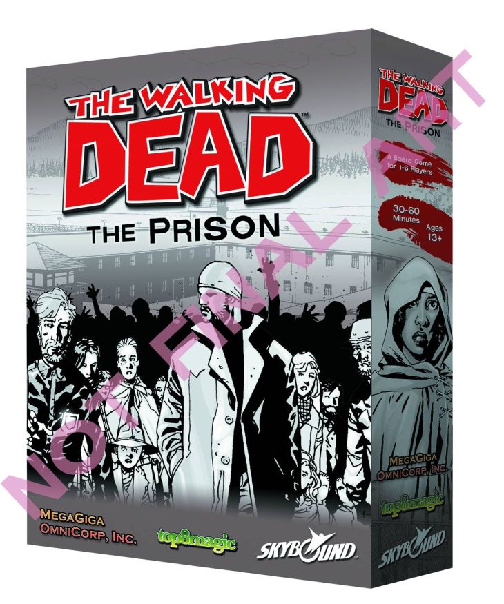 WALKING DEAD PRISON BOARD GAME
