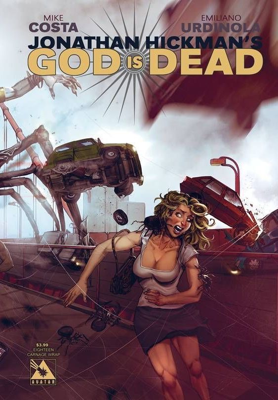 GOD IS DEAD #18 CARNAGE WRAP CVR (MR)