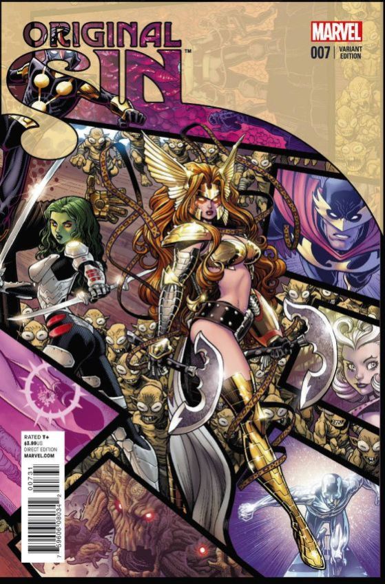 ORIGINAL SIN #7 (OF 8) ADAMS INTERLOCKING BATTLE VAR