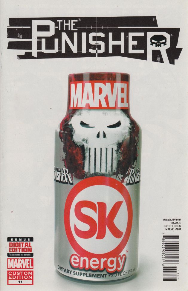 PUNISHER (2014) #11 CUSTOM SK ENERGY VAR