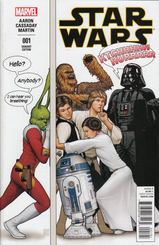 STAR WARS (2015) #01 CHRISTOPHER HUMOROUS PARTY VAR