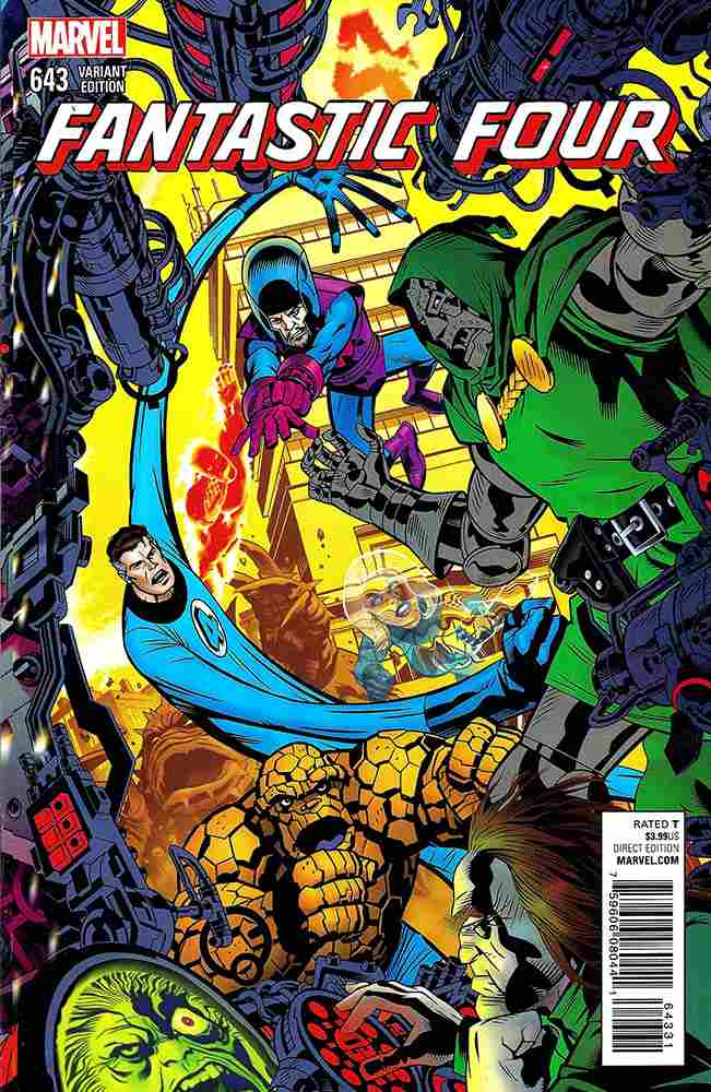 FANTASTIC FOUR (2014) #643 GOLDEN CONNECTING VAR