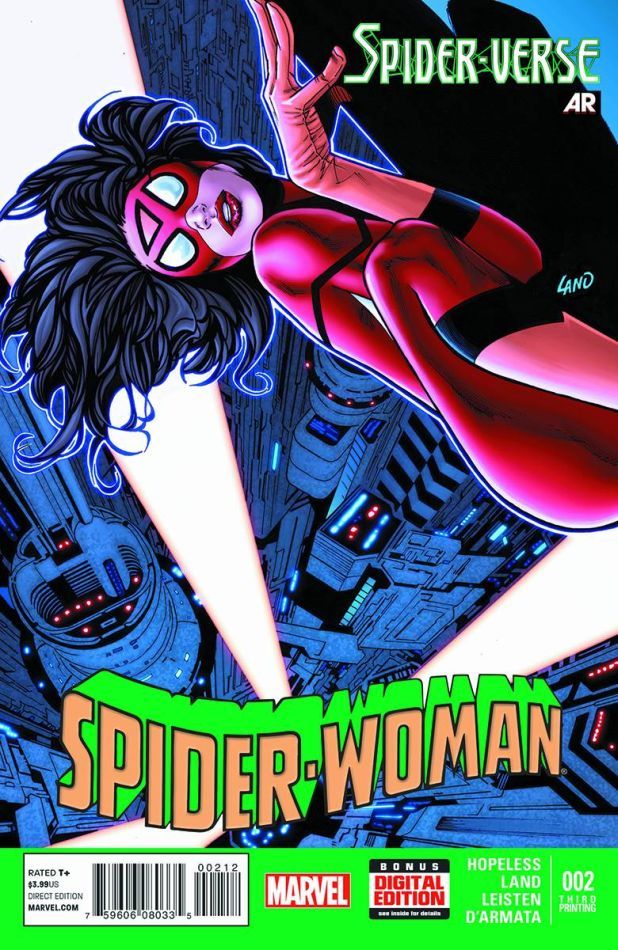 SPIDER-WOMAN (2014) #02 LAND 3RD PTG VAR SV