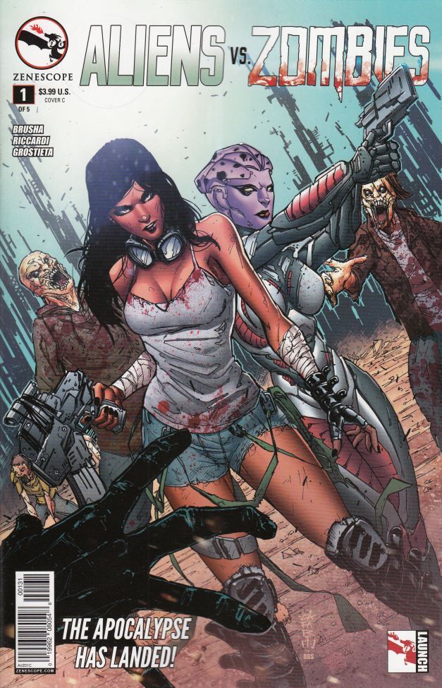 ALIENS VS ZOMBIES -SET- (#1 TO #5)