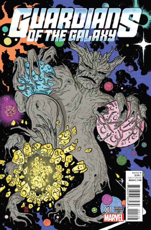 GUARDIANS OF GALAXY (2015) #1 ALLRED KIRBY MONSTER VAR