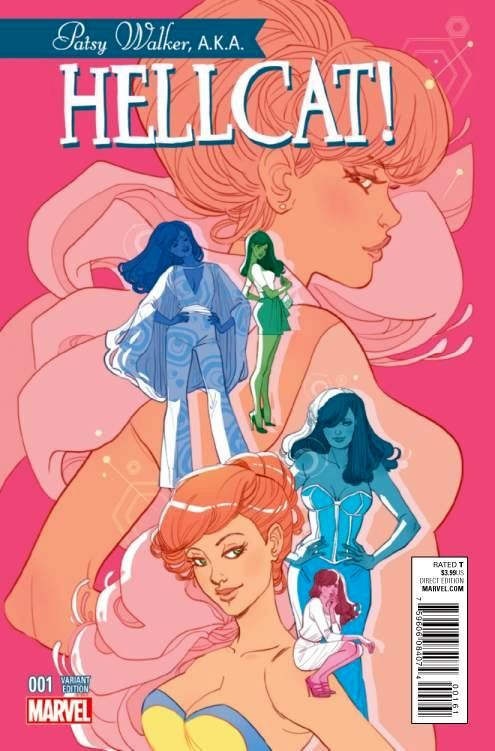 PATSY WALKER AKA HELLCAT #1 SAUVAGE VAR