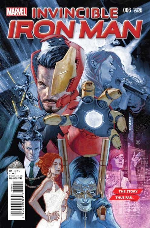 INVINCIBLE IRON MAN #6 STORY THUS FAR VAR