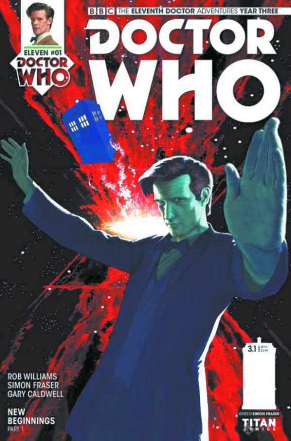 DOCTOR WHO 11TH YEAR THREE #1 CVR D FRASER