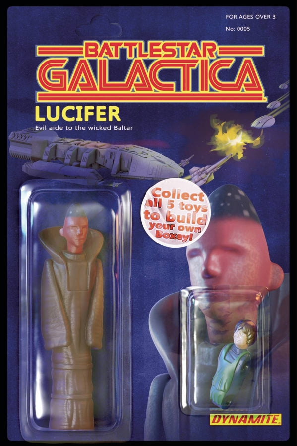 BATTLESTAR GALACTICA VOL 3 #5 (OF 5) CVR B ACTION FIGURE