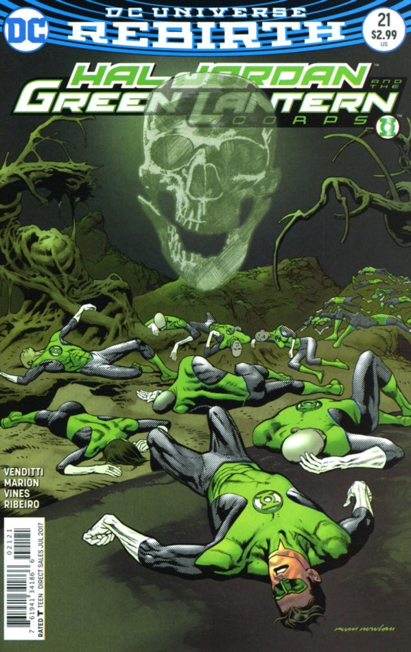 HAL JORDAN AND THE GREEN LANTERN CORPS #21 VAR ED