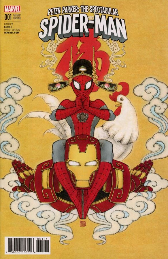 PETER PARKER SPECTACULAR SPIDER-MAN #1 WANG YEAR OF THE ROOS
