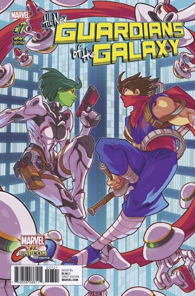 ALL NEW GUARDIANS OF GALAXY #7 MARVEL VS CAPCOM VAR