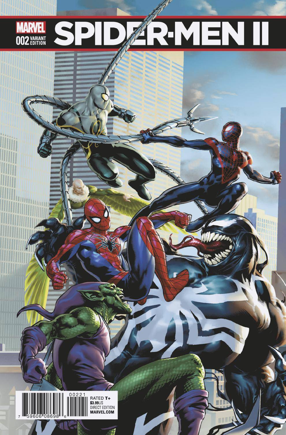 SPIDER-MEN II #2 (OF 5) SAIZ CONNECTING VAR B