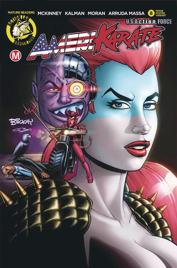 AMERIKARATE #8 CVR C MCKAY MOVIE POSTER (MR)