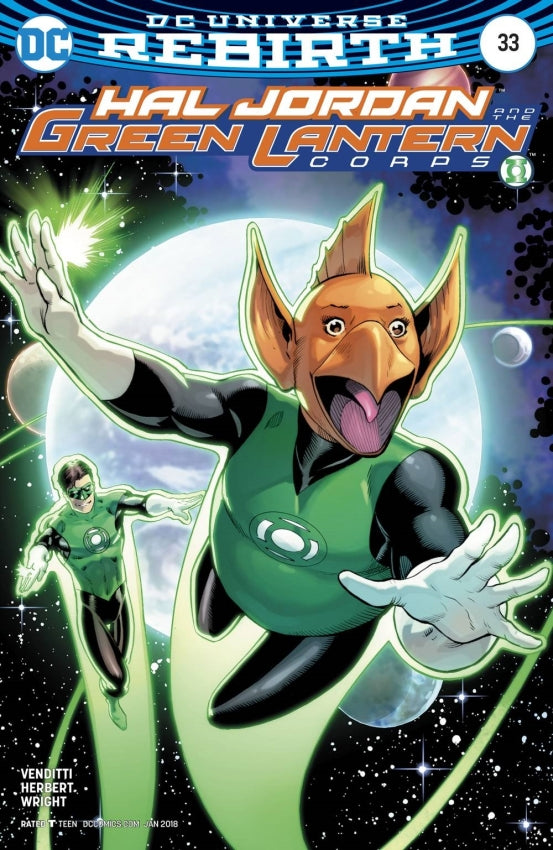 HAL JORDAN AND THE GREEN LANTERN CORPS #33 VAR CVR
