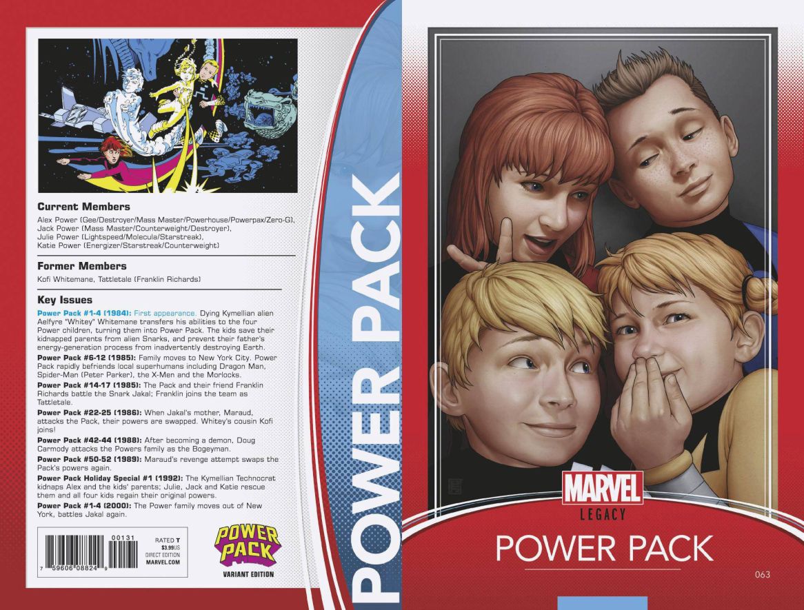 POWER PACK #63 CHRISTOPHER TRADING CARD VAR LEG