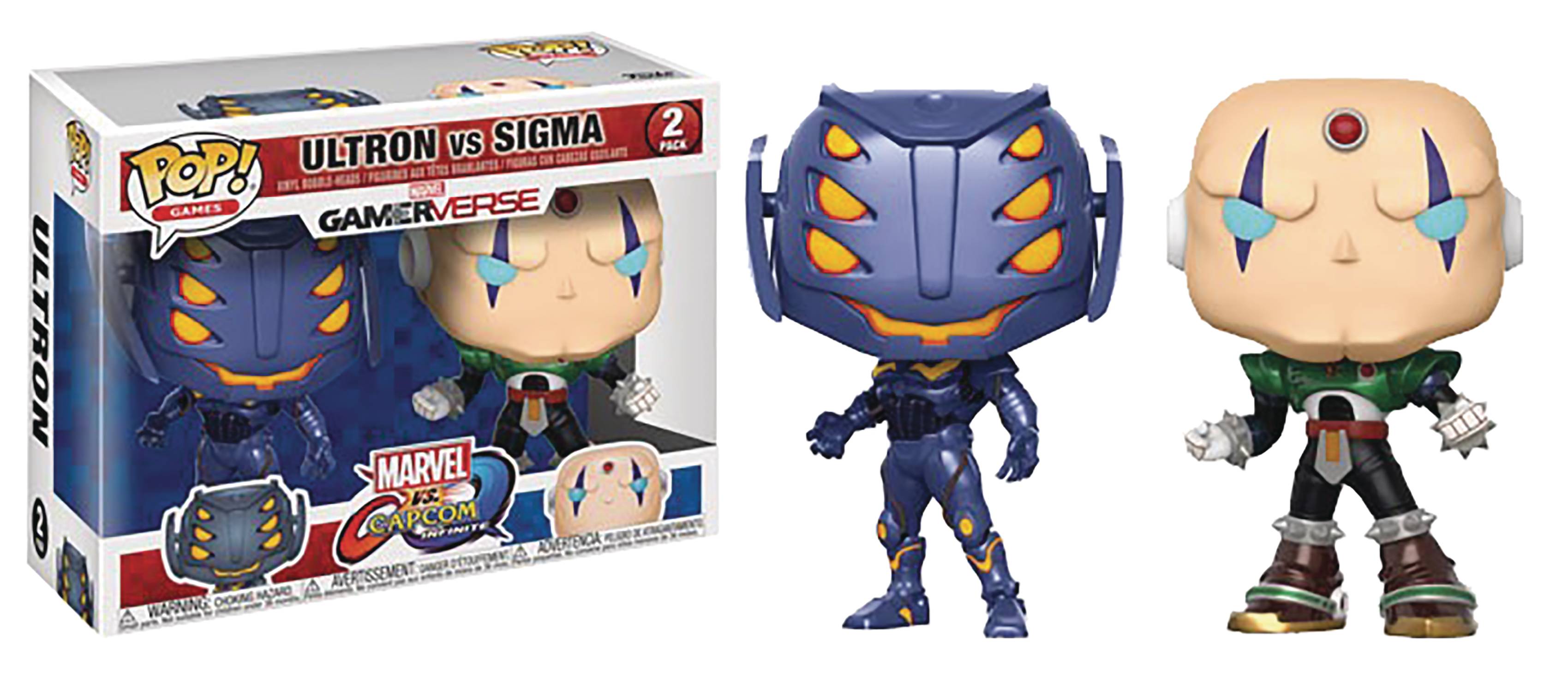POP MARVEL VS CAPCOM ULTRON VS SIGMA VINYL FIGURE 2PK