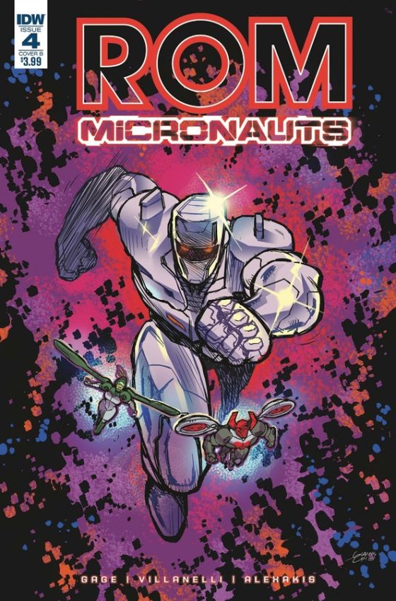 ROM & THE MICRONAUTS #4 (OF 5) CVR B MILONOGIANNIS
