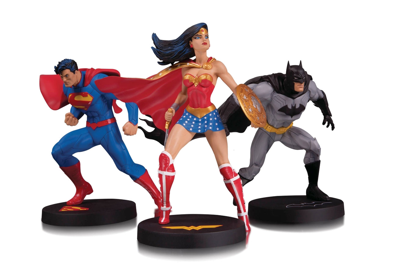 DC DESIGNER SER JIM LEE COLLECTOR 3 PACK STATUE SET