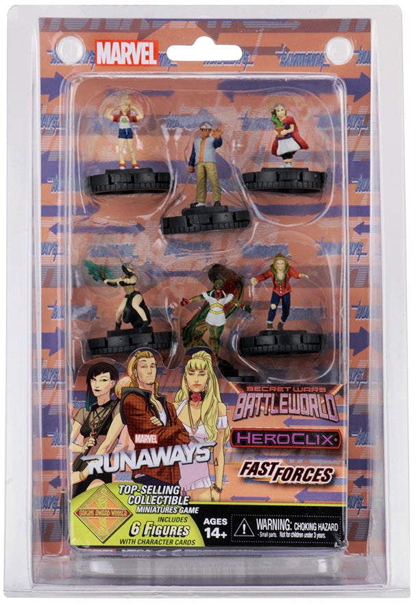 MARVEL HEROCLIX SECRET WARS FAST FORCES 6PK