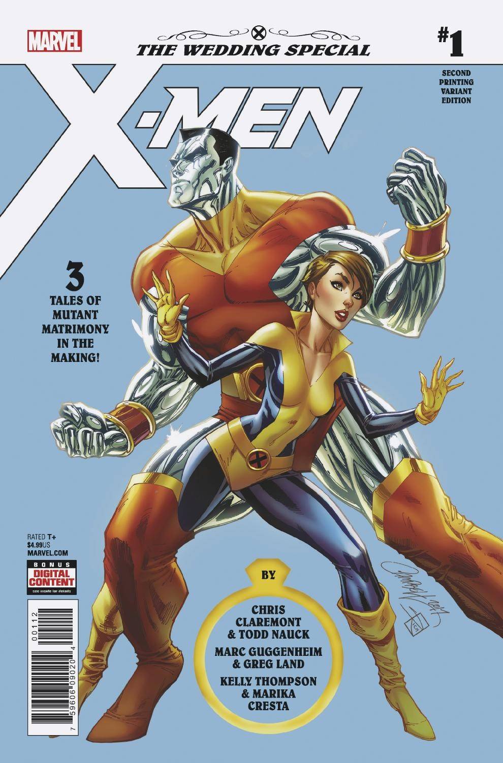 X-MEN WEDDING SPECIAL #1 2ND PTG LAND VAR CAMBELL VAR